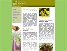 Tablet Screenshot of bio-green.com.sg